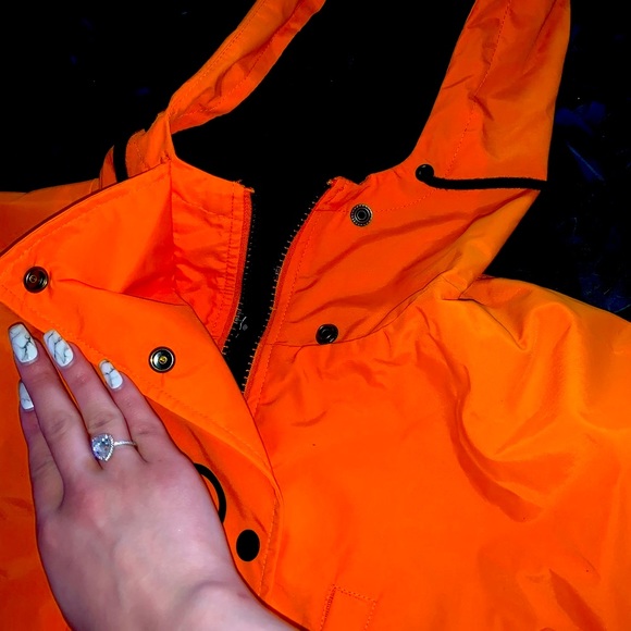 10DEEP MCMXCV ORANGE REFLECTIVE ZIPUP HOODIE - Picture 3 of 7
